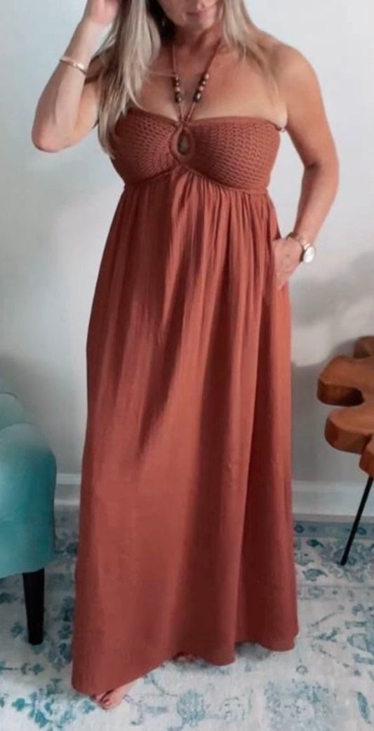 Halter Maxi dress