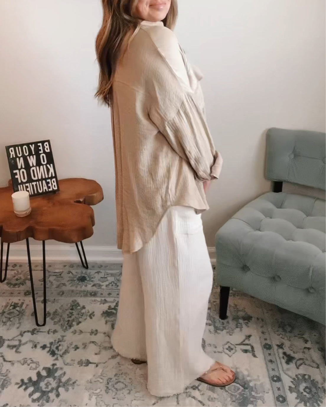 Breezy Button Down