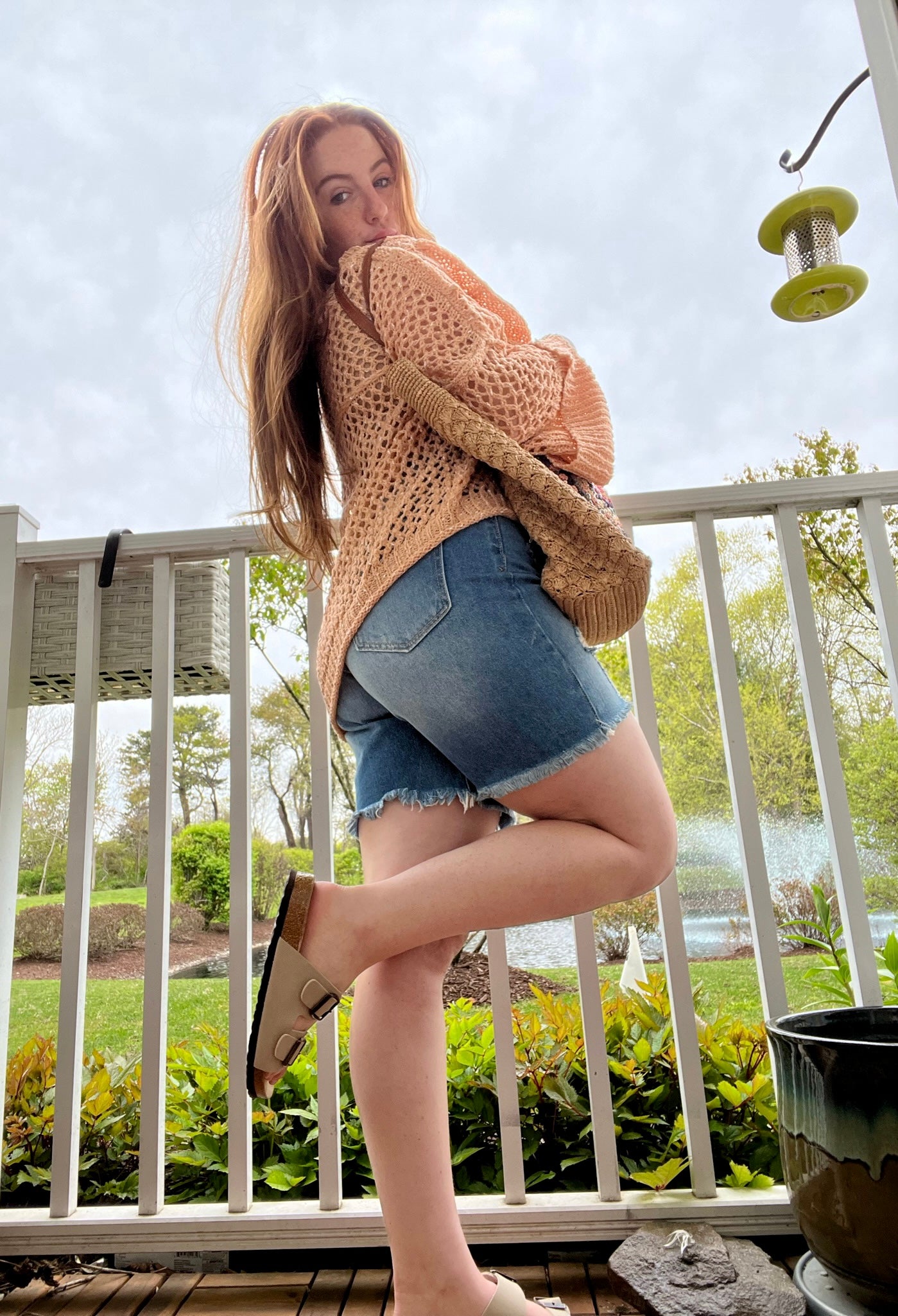 Tomboy Denim Biker Shorts