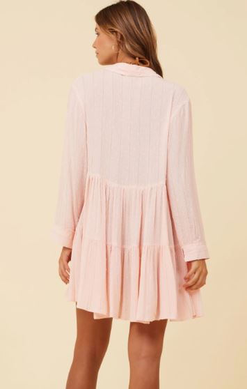Tiered Shirt Dress