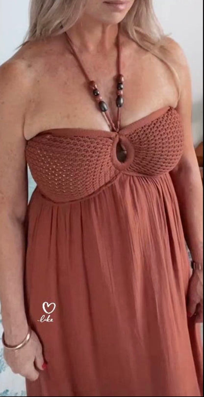 Halter Maxi dress