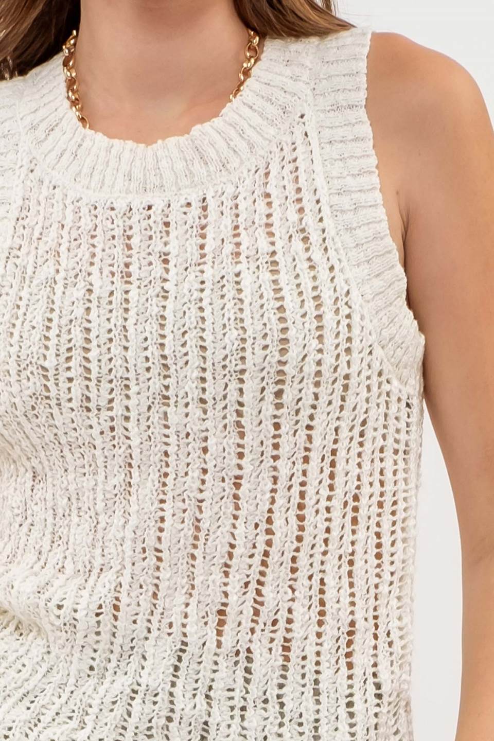 Crochet Knit Tank Top