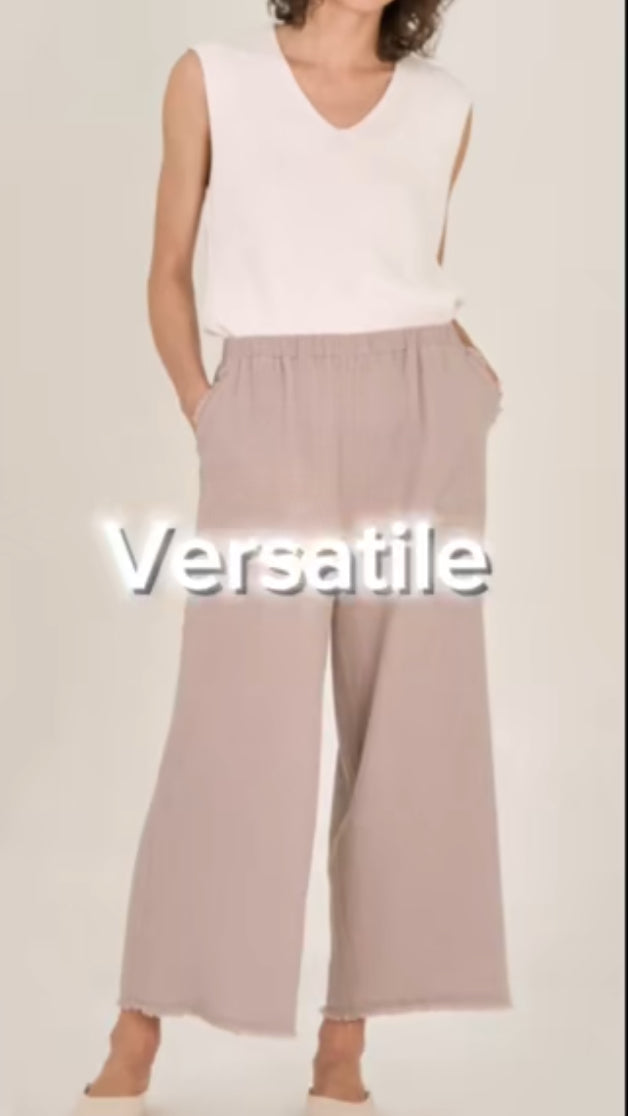 Coastal Cotton Gauze Pants