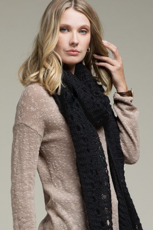 Eyelet Scarf