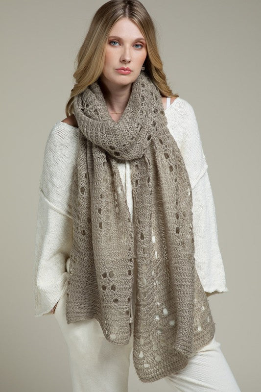 Eyelet Scarf