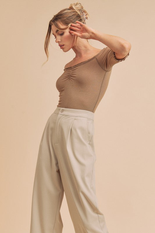 Wide Leg Trousers