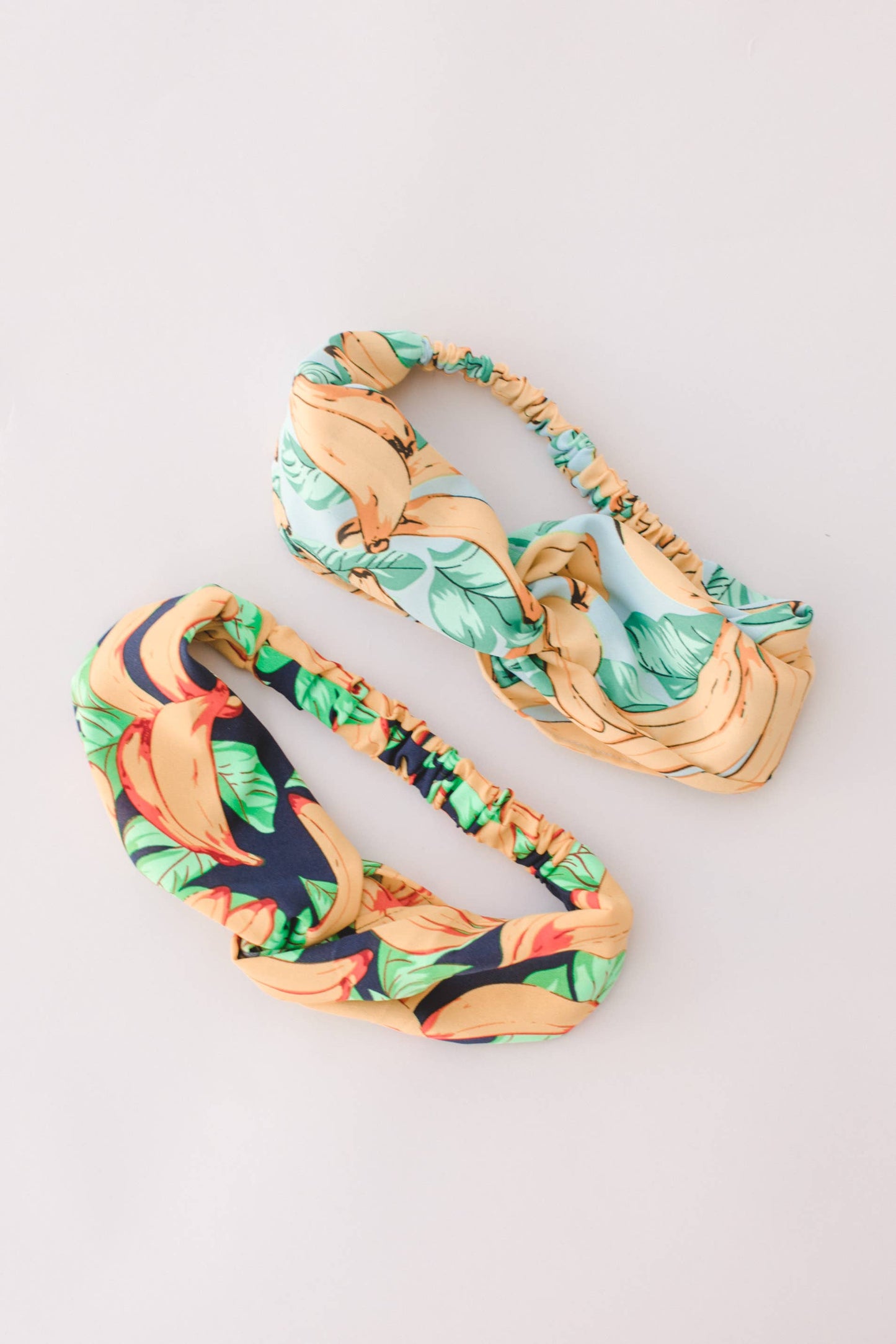 Banana  and Leaf Print Headband