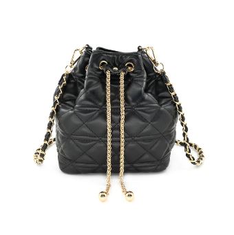 Shop MZ Wallace Crosby Quilted Patent Bucket Bag