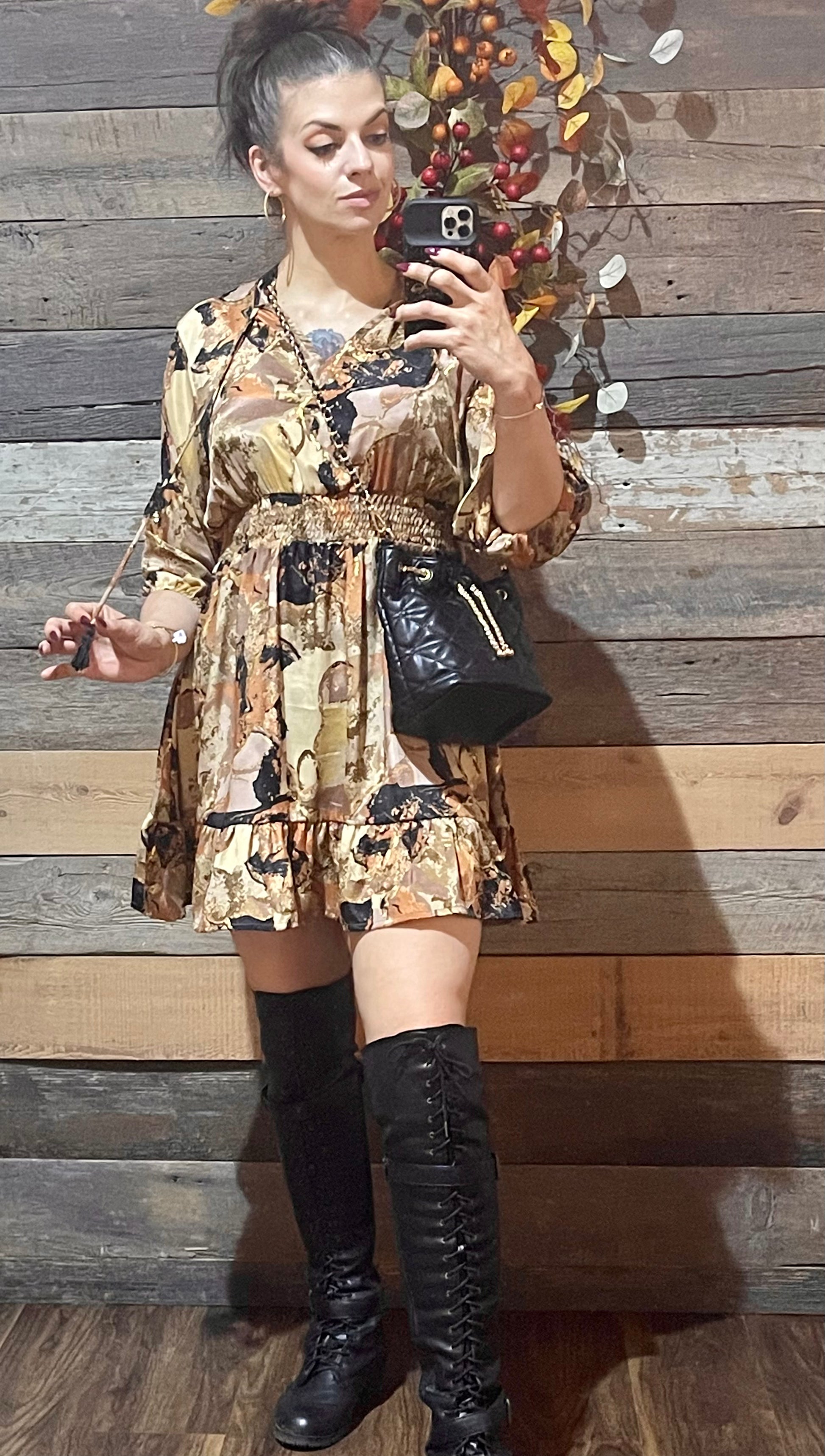 short empire dress La Femme