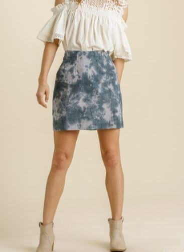 Short Tie Dye Skirt